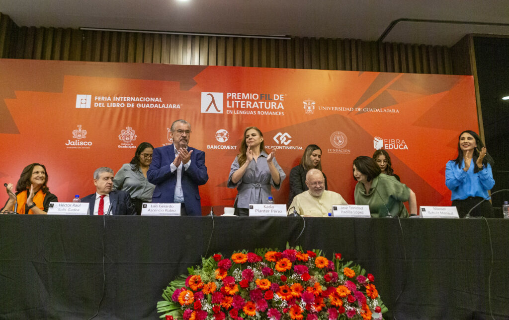 Amin Maalouf, Pemio FIL de Literatura en Lenguas Romances 2025. Foto de FIL Guadalajara