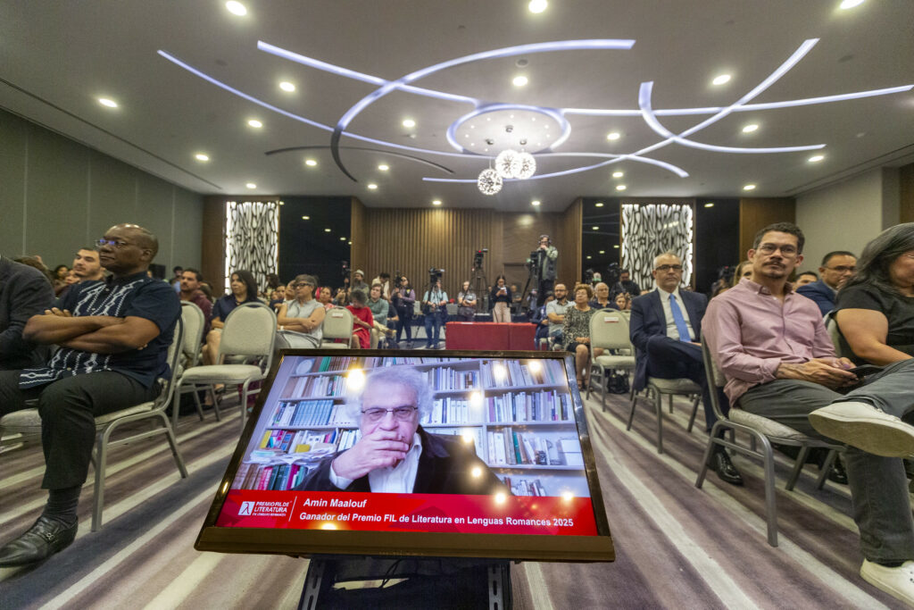 Amin Maalouf, Pemio FIL de Literatura en Lenguas Romances 2025. Foto de FIL Guadalajara