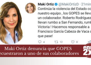 Maki Ortiz denuncia que GOPES secuestraron a uno de sus colaboradores