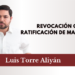Revocación o Ratificación de Mandato