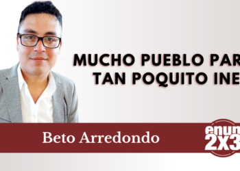 Mucho pueblo para tan poquito INE