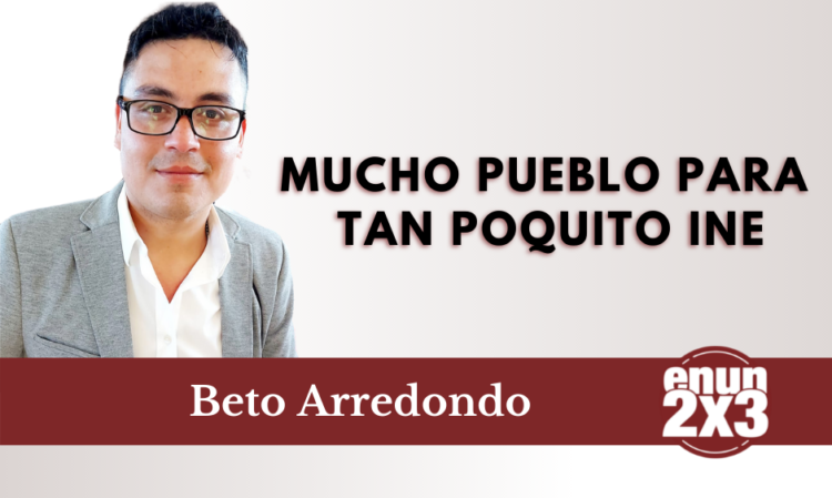 Mucho pueblo para tan poquito INE