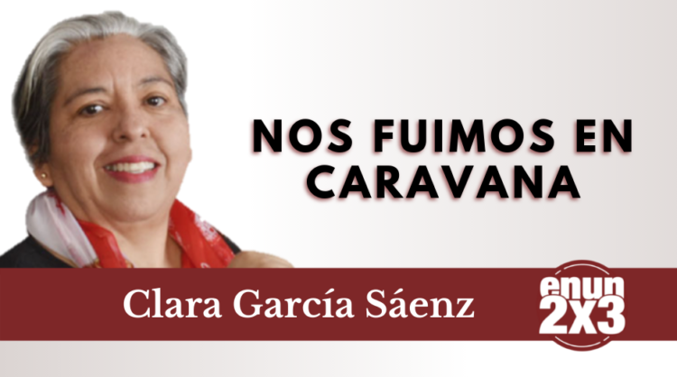 Nos fuimos en caravana