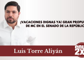 ¡Vacaciones dignas ya! Gran propuesta de MC en el Senado de la República
