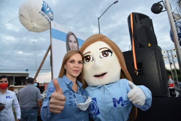 Diputada Myrna Flores Cantú del PAN violó la ley durante la Revocación; piden sancionarla