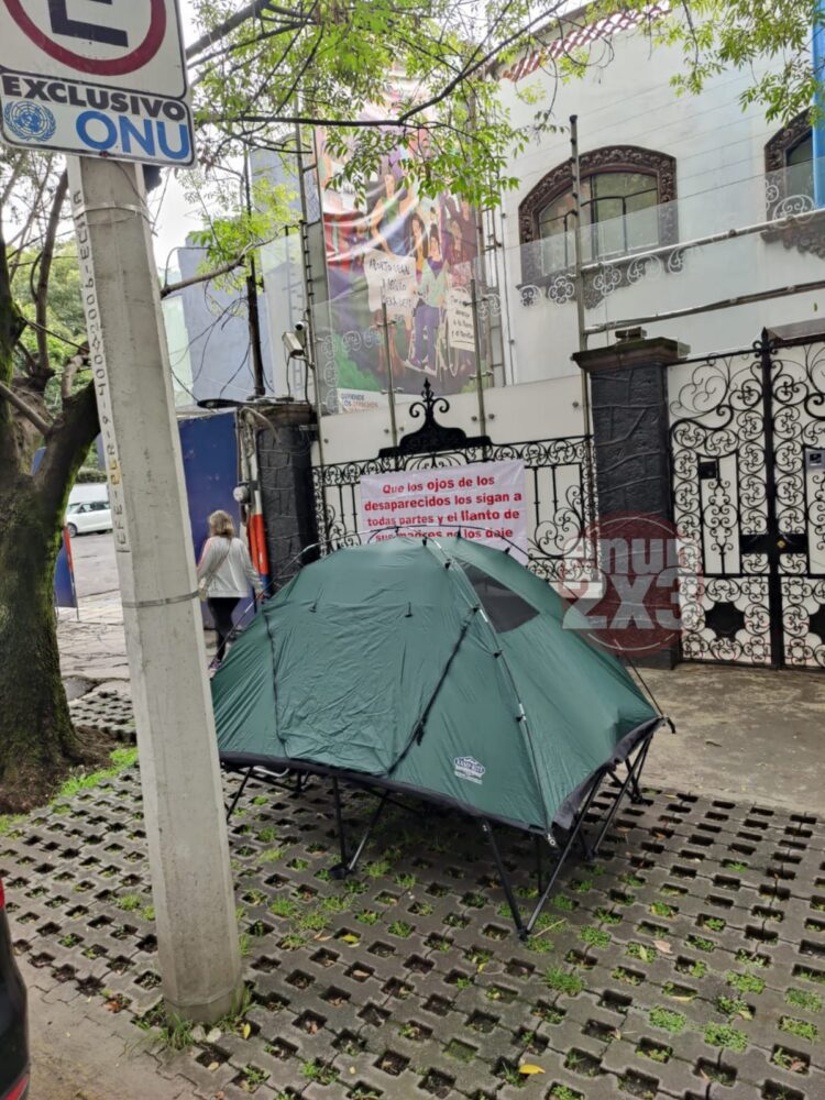 Tamaulipeco protesta ante la ONU-DH por desaparición de su hermano