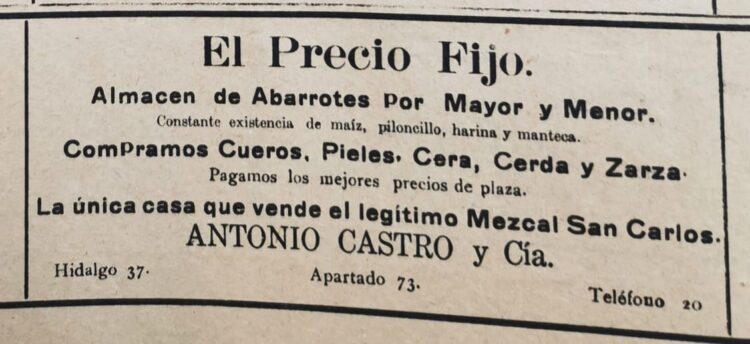 En el Rincón de una Cantina