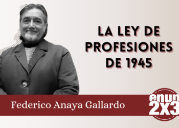 La ley de profesiones de 1945