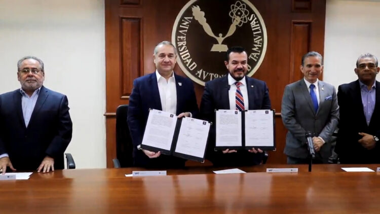Gobierno de Ciudad Madero firma convenio de colaboración con la Facultad de Medicina de la UAT