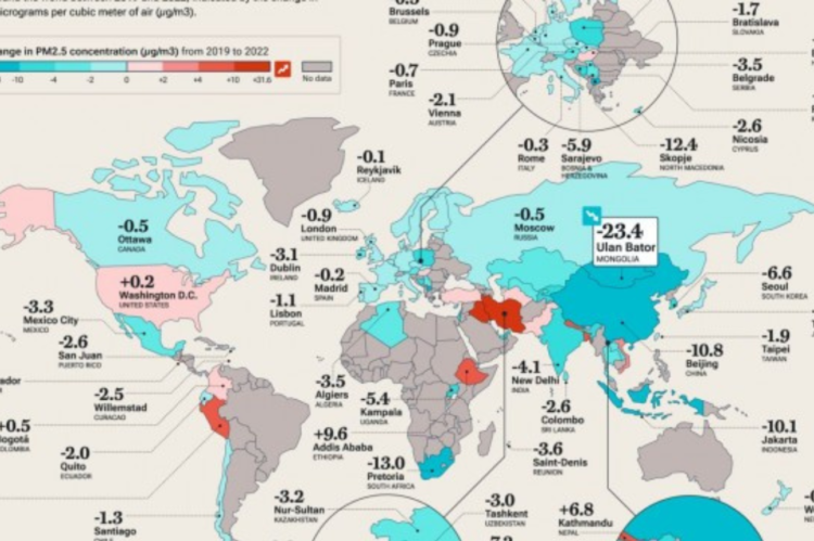 Ranking internacional registra mejora en la calidad del aire de la Ciudad de México