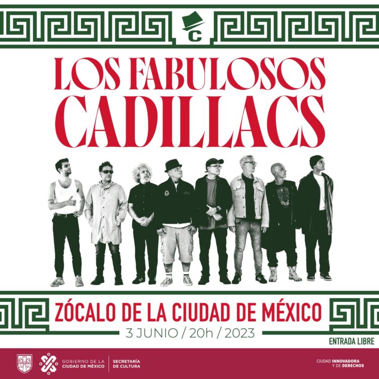 Los Fabulosos Cadillacs ofrecerán concierto gratuito en el Zócalo de Ciudad de México