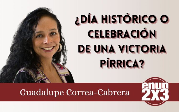 ¿Día histórico o celebración de una victoria pírrica?