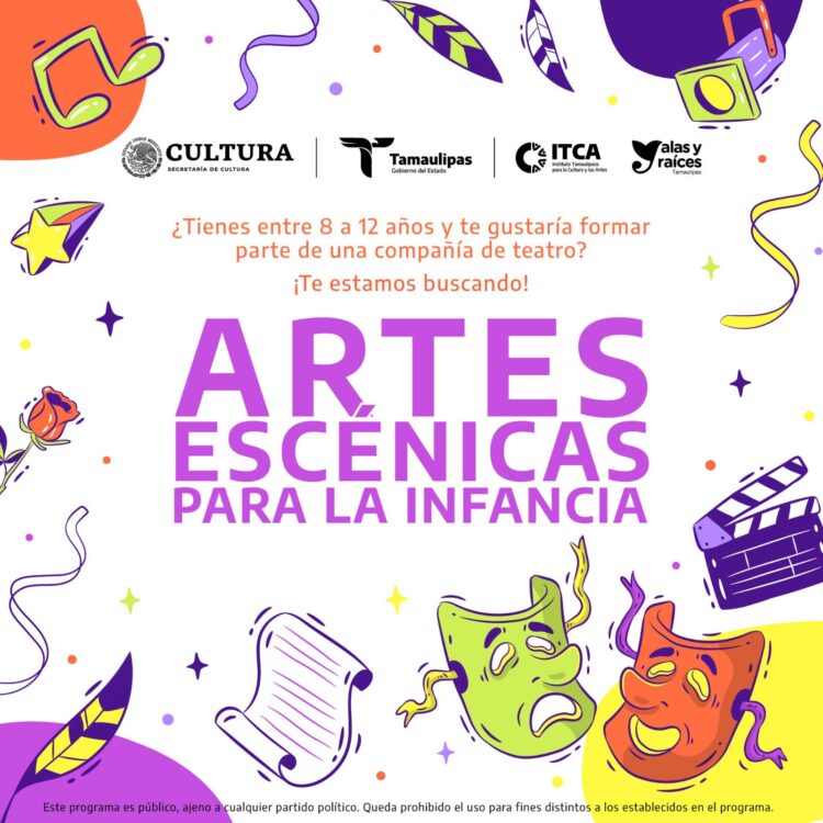 Convocatoria para Artes Escénicas para la Infancia