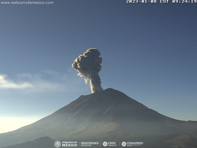 Alerta por el volcán Popocatépetl: qué significa que esté en fase 3