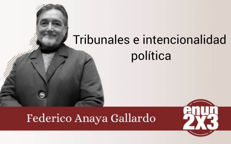 Tribunales e intencionalidad política