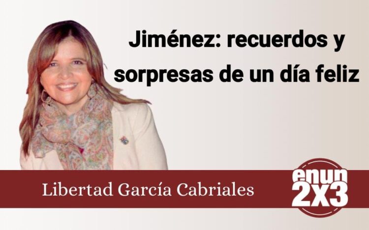 Jiménez: recuerdos y sorpresas de un día feliz
