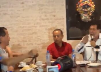 Se encienden los ánimos en conferencia de prensa de Noroña en Ciudad Madero