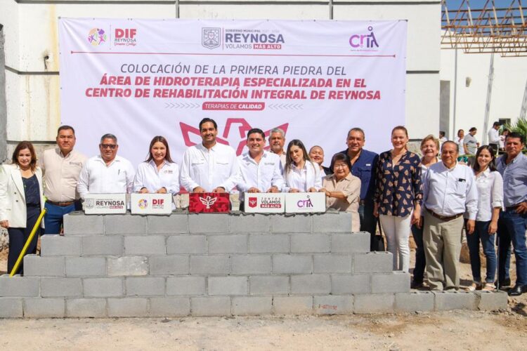Aumentará a 40 terapias al día con nueva área de hidroterapia en CRI Reynosa