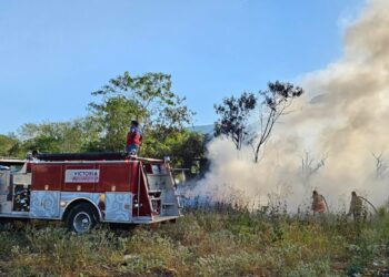 Atienden bomberos tres incendios en Victoria