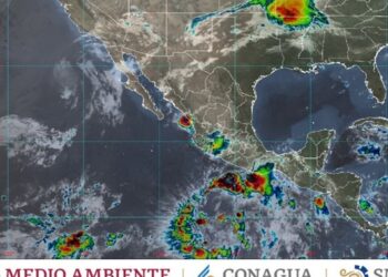 La onda tropical número 20 seguirá originando lluvias fuertes sobre el occidente de México