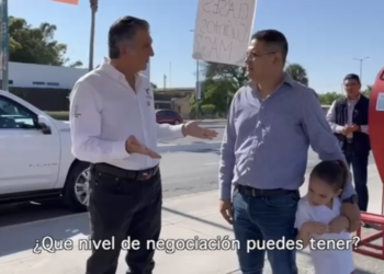 El plantón tiene tintes políticos: Gobernador de Tamaulipas