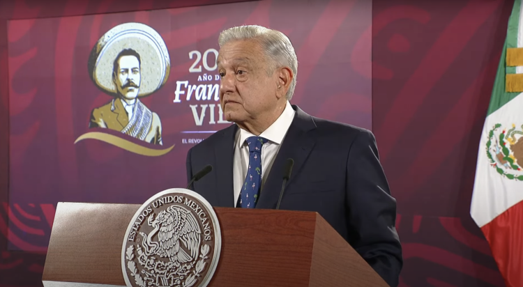 AMLO invita a Joe Biden a visitar planta de licuefacción en Altamira. Foto tomada de video