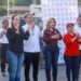Carmen Lilia Canturosas entrega la obra del colector pluvial 5 de Febrero en NLD