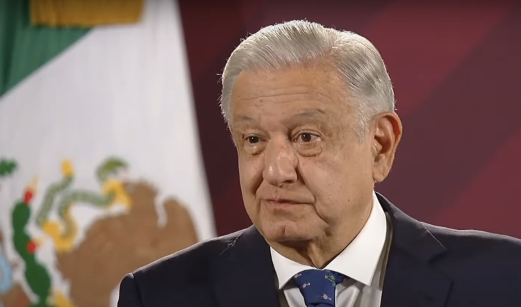 Celebra AMLO regreso a clases en Tamaulipas. Foto tomada de video