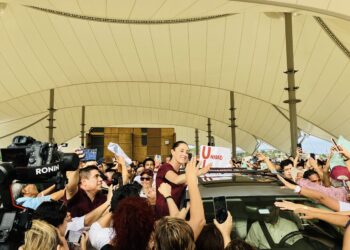 Claudia Sheinbaum visitará Tampico. Foto de Tania Villanueva para EnUn2x3