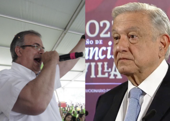 "Nada, nada": opina AMLO sobre impugnación de Ebrard. Foto de Twitter @@m_ebrard y video