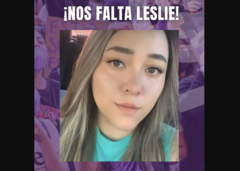 Bloquean puente 'Los Tomates' para exigir justicia por feminicidio de Leslie Alejandra. Foto tomada de Twitter