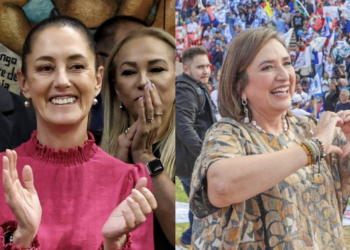 Candidatas presidenciales tendrán plan de protección de Sedena: AMLO. Foto de Twitter @Claudiashein @XochitlGalvez