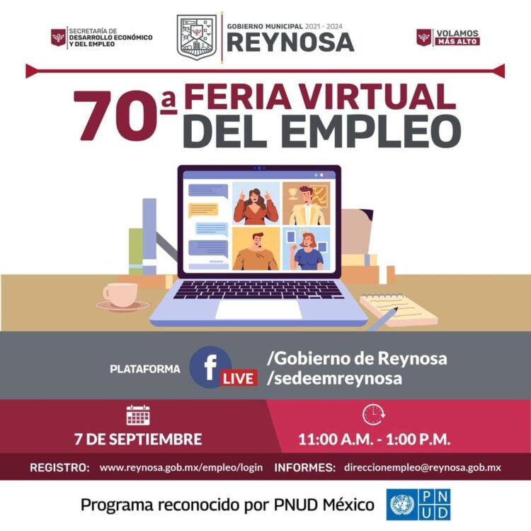 Conéctate a la 70° Feria Virtual del Empleo
