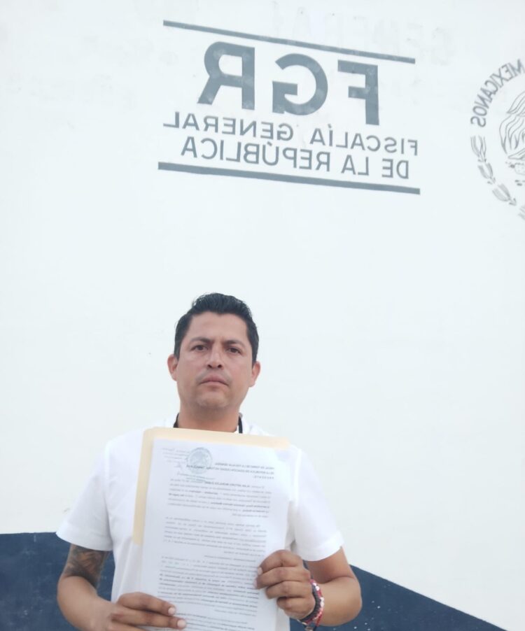 Presentan denuncia formal contra Arnulfo Rodríguez Treviño