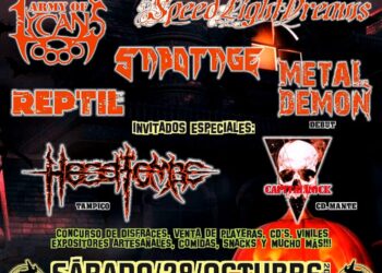 Noche metalera presente en la capital tamaulipeca