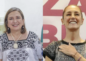 Invitan a la FIL a Sheinbaum y Gálvez. Fotos de X Xóchitl Gálvez y Claudia Sheinbaum