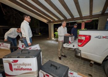 El Gobierno del Estado de Tamaulipas envía herramientas para facilitar las labores de rehabilitación en Guerrero.