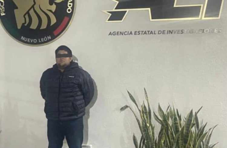 Detienen en Nuevo León a presunto feminicida de Leslie Alejandra. Foto de Fiscalía Nuevo León