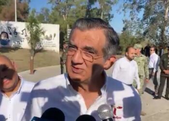 Américo Villarreal Anaya, gobernador de Tamaulipas anuncia próxima reunión con Conagua para tratar problemas de Tamaulipas posterior a los honores a la bandera.