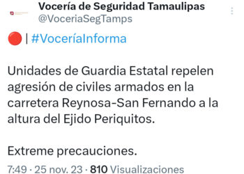 Aseguran cuatro vehículos monstruo tras enfrentamiento en ejido Periquitos