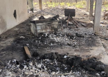 Autoridades continúan procesamiento en cocina clandestina de Reynosa. Foto de Colectivo Amor por los Desaparecidos