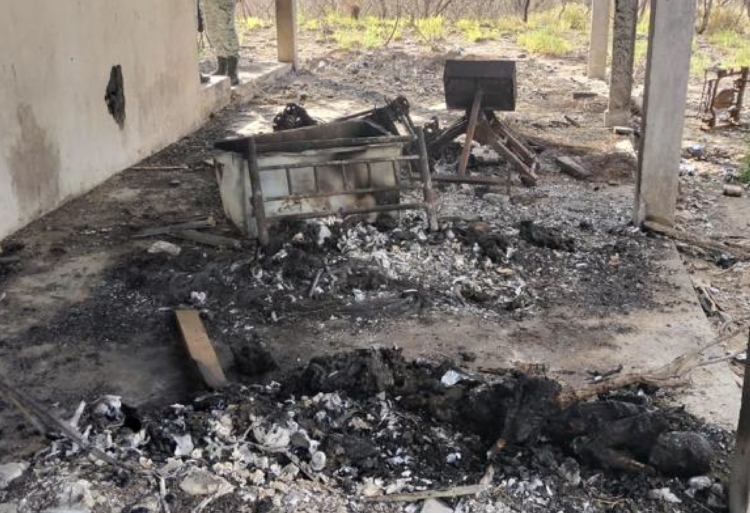 Autoridades continúan procesamiento en cocina clandestina de Reynosa. Foto de Colectivo Amor por los Desaparecidos