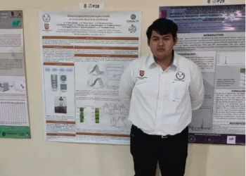 Estudiante de la UAT destaca en encuentro sobre optoelectrónica