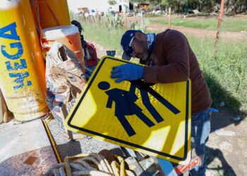 Habilita Gobierno de Reynosa señalamientos viales para prevenir accidentes