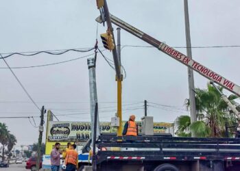 Instala Reynosa nuevos semáforos inteligentes