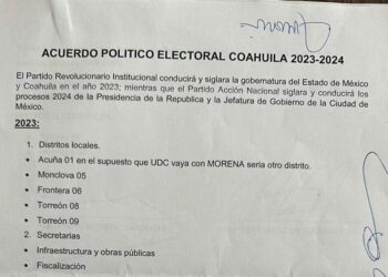En Coahuila negociaron desde diputaciones hasta las notarias y hasta el Instituto coahuilense de Acceso a la Información Pública