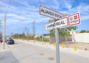 Inaugura Gobierno de Reynosa 19 cuadras de pavimento hudraúlico