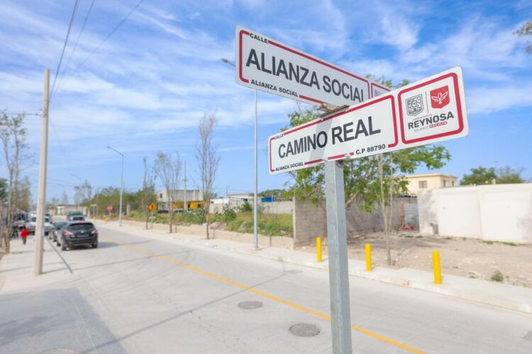 Inaugura Gobierno de Reynosa 19 cuadras de pavimento hudraúlico