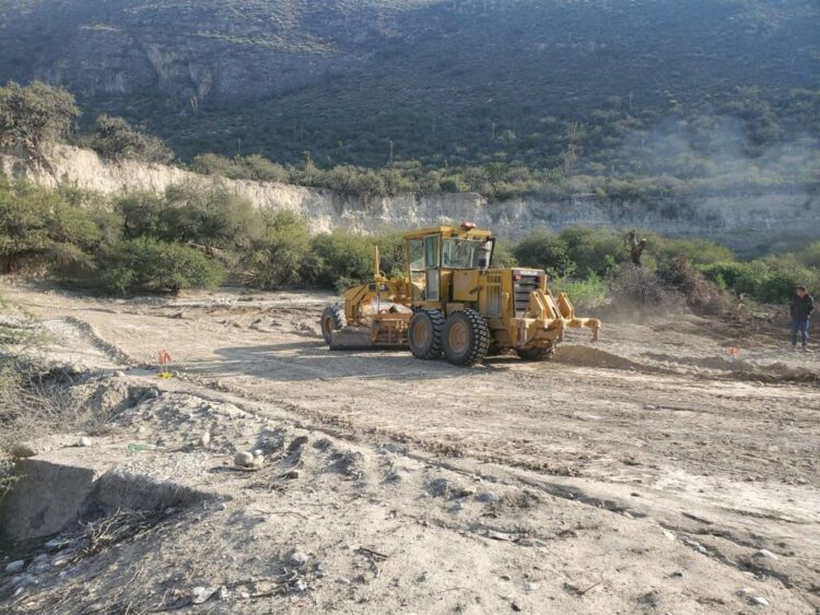 En el Altiplano tamaulipeco, construcción de vado conectará zonas ejidales