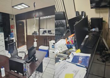 Porros encapuchados causan destrozos y agreden a personal de la UAT en el Mante